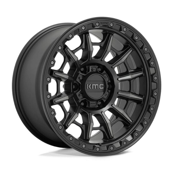 KM547 CARNAGE 16X8 6X139.7 ET00 CB106.1 SATIN BLACK for GRY TINT