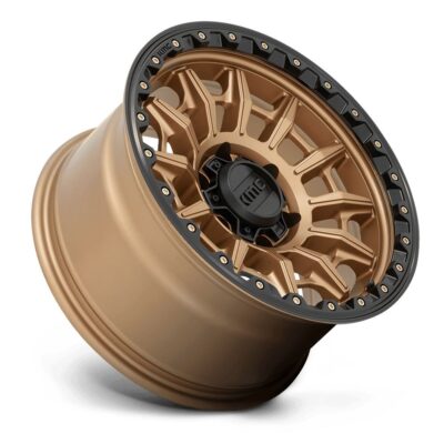 KM547 CARNAGE 17X9 6X139.7 ET-12 CB106.1 MATTE BRONZE W/BLK LIP