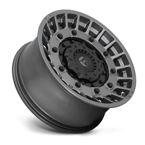 D726 MILITIA 17X9 5X114.3/5X127 ET-12 CB78.1 M-ANTH/BK RING - Image 3