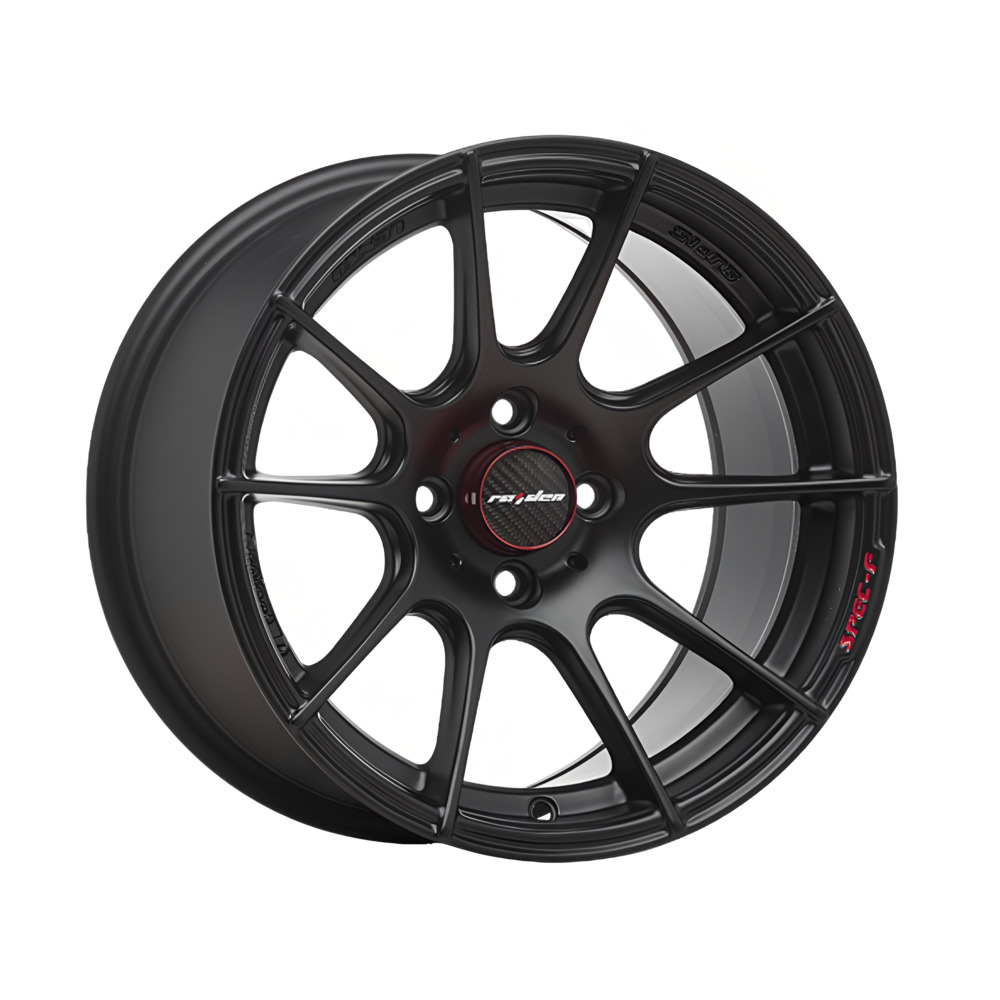 PROJECT D SPEC F PDF17X7.5 4X100 ET42 CB73 MATTE BLACK