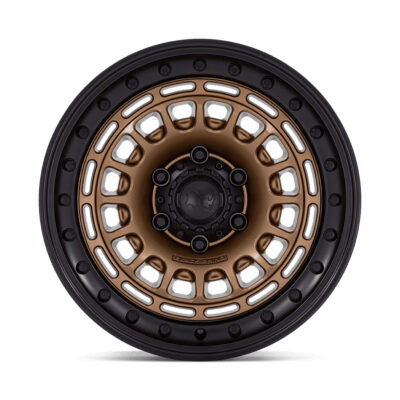 BR014(SAHARA) 17X9 6X139.7 ET00 CB106.1 MATTE BRONZE/ MATTE BLACK LIP