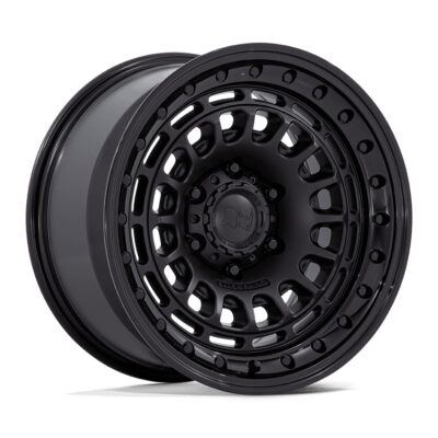 BR014(SAHARA) 17X9 6X139.7 ET00 CB106.1 MATTE BLACK for GLOSS BLACK