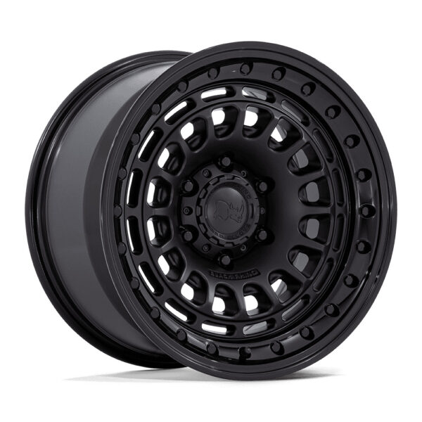 BR014(SAHARA) 17X9 6X139.7 ET00 CB106.1 MATTE BLACK for GLOSS BLACK