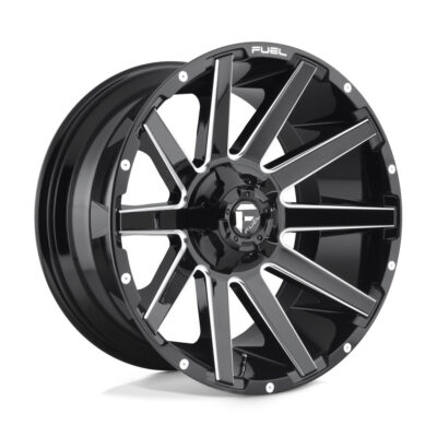 D615 CONTRA 20X10 5X114.3/5X127 ET18 CB78.1 GLOSSY BLACK