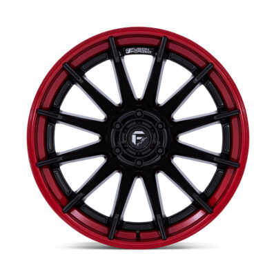 FC403 BURN 22X12 5X127 ET-44 CB71.5 MB W/RED LIP