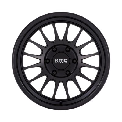 KM447 IMPACT FORGED MONOBLOCK 17X8.5 6X139.7 ET-10 CB106.1 SATIN BLACK