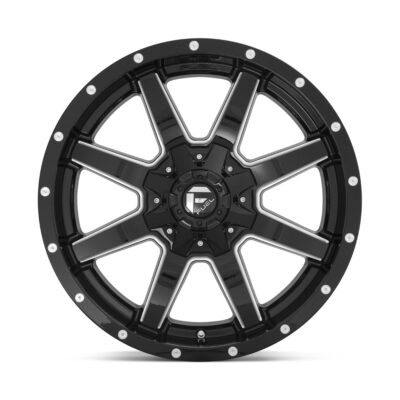 D538 MAVERICK 17X6.5 8X165.1 ET116 CB125.1 MATEE BLACK MILLED