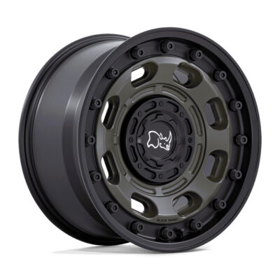 BR007 ATLAS 17X8.5 5X127/5X139.7 ET10 CB78.1 OLIVE DRAB GREEN for BLACK LIP