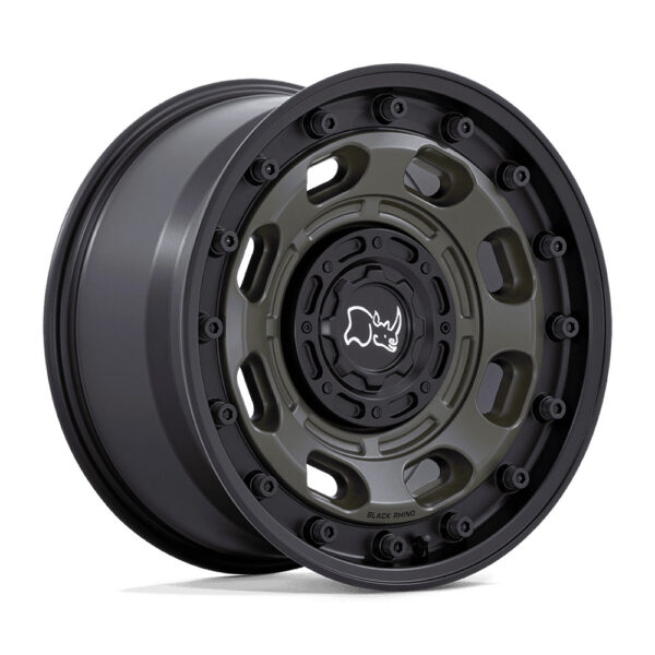 BR007 ATLAS 17X8.5 5X127/5X139.7 ET10 CB78.1 OLIVE DRAB GREEN for BLACK LIP