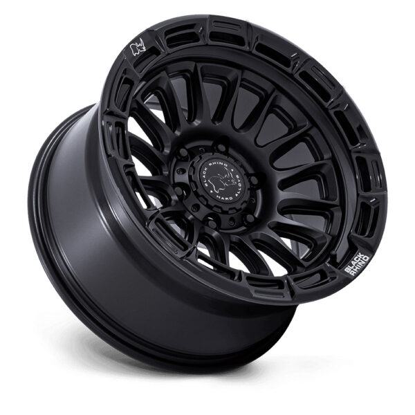 BR025 RIVAL 17X8.5 6X139.7 ET25 CB106.1 MATTE BLACK/GLOSS BLK LIP