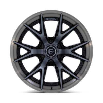 FC402 CATALYST 20X9 6X139.7 ET20 CB106.1 GLOSS BLACK BURSHED FACE W/GRY TINT BUR