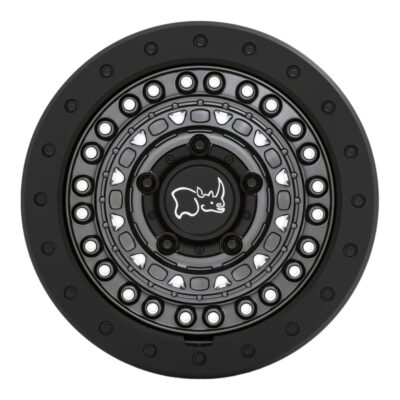 1785BCD(BARRICADE) 17X8.5 5X127 ET-18 CB71.5 GUN BKW/BK ROCK GUARD