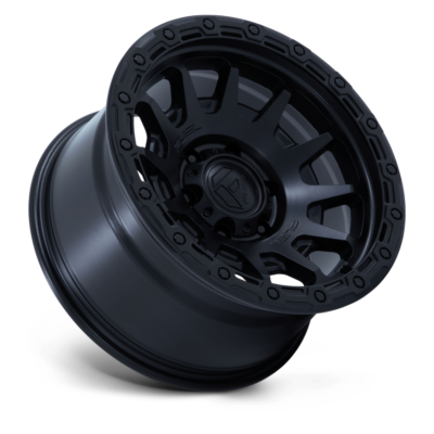 FC884 FORTRESS 17X8.5 6X139.7 ET00 CB106.1 MATTE BLACK/GLOSS BLACK