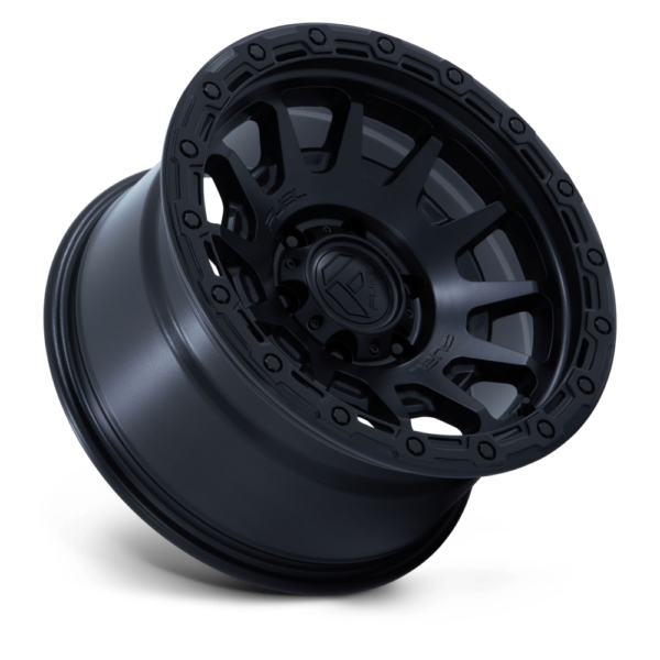 FC884 FORTRESS 17X8.5 6X139.7 ET00 CB106.1 MATTE BLACK/GLOSS BLACK - Image 2