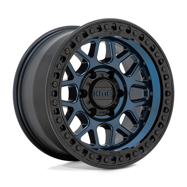 KM549 GRS 17X9 6X139.7 ET00 CB106.1 MIDNIGHT BLUE/ GLOSS BLACK LIP