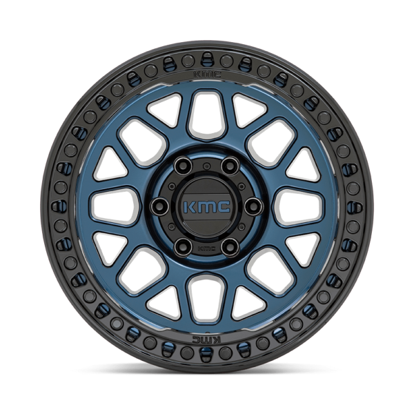 KM549 GRS 17X9 6X139.7 ET00 CB106.1 MIDNIGHT BLUE/ GLOSS BLACK LIP - Image 3